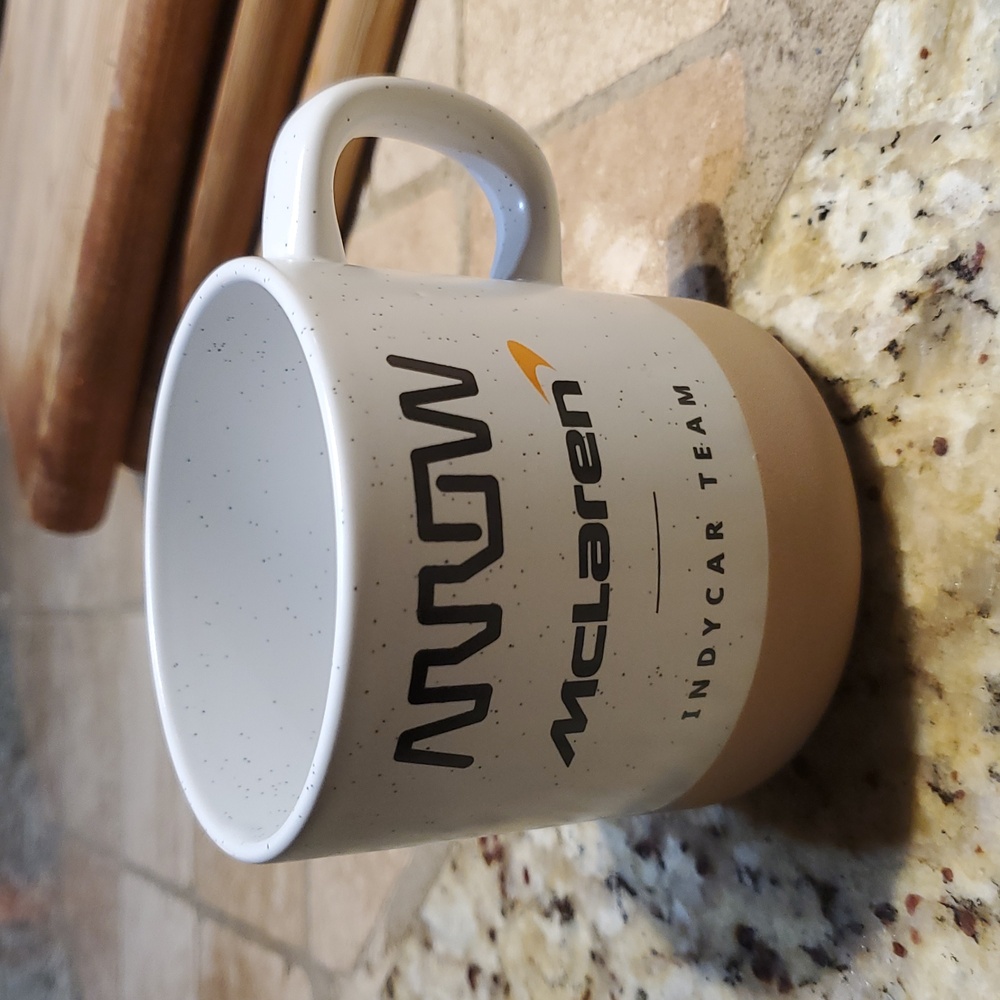 Arrow McLaren Indycar Team Stoneware Coffee Tea Mug Cup Racing Formula 1 NWOB